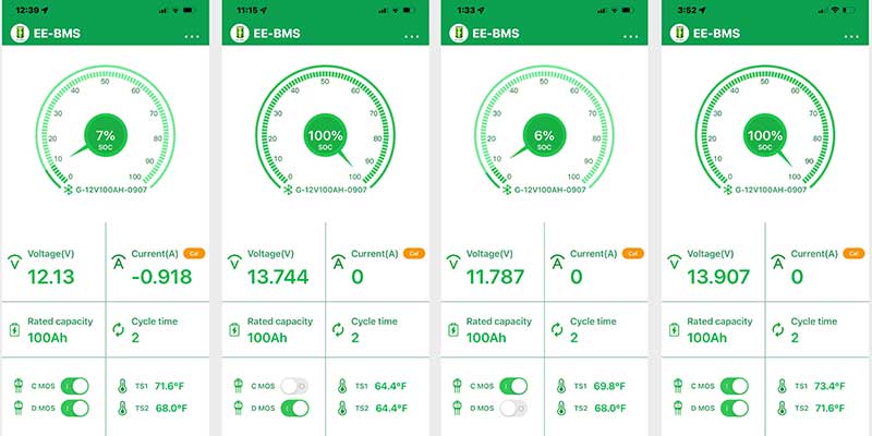 bluetooth battery soc