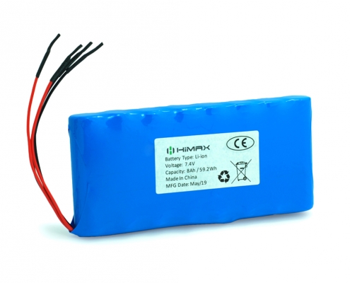 7.4V 8Ah Custom Lithium Battery Pack
