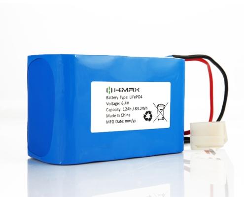 Himax - 2s 4p custom lithium battery pack