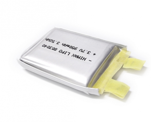 Li Polymer 3.7V 950mAh Battery