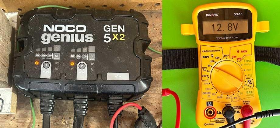 12V lifepo4 battery charge