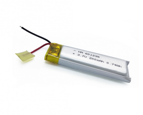 3.7V 200mAh Li polymer battery
